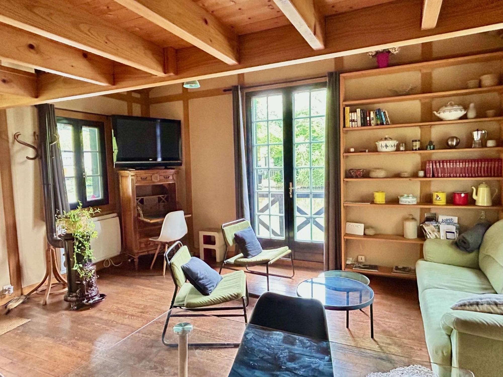 Le Chalet Bucolique Au Bord De L'Eau Olivet  Eksteriør billede