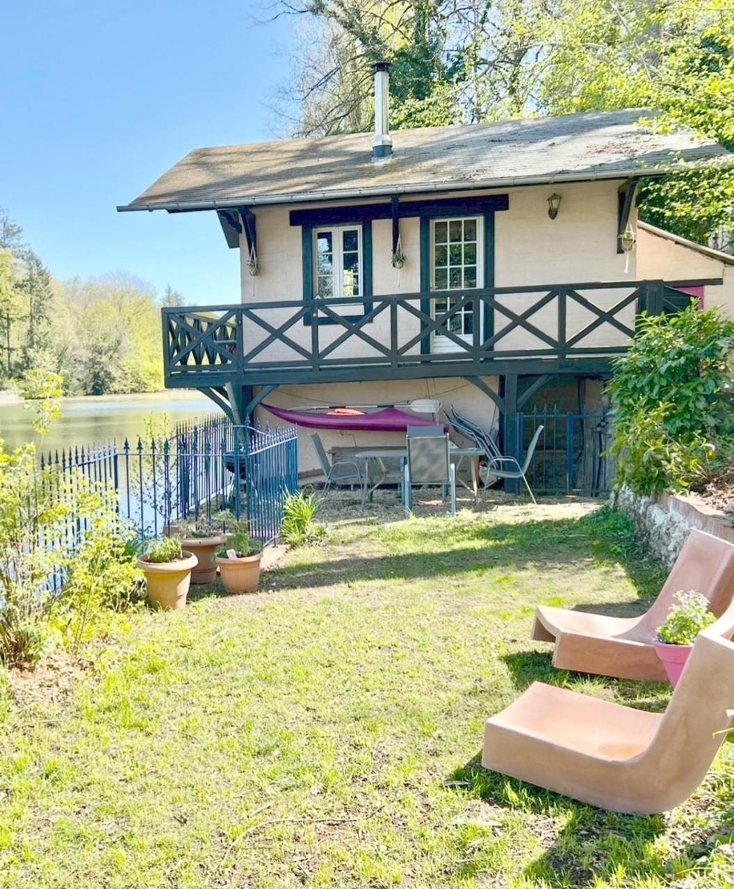 Le Chalet Bucolique Au Bord De L'Eau Olivet  Eksteriør billede